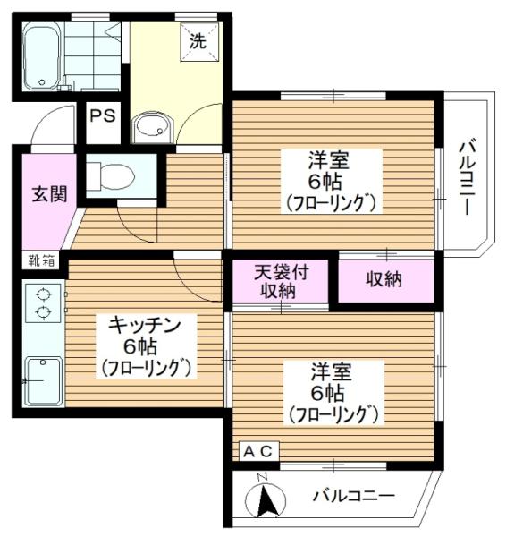 サニーライフ若木 間取り