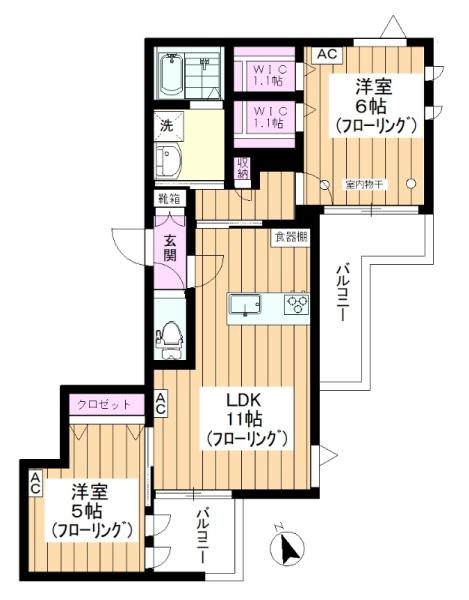 【築浅☆旭化成ヘーベルメゾン】アルシオネ赤塚 間取り