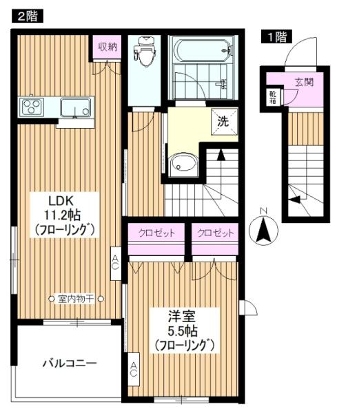 【築浅☆旭化成ヘーベルメゾン】アーサーハイツ 間取り