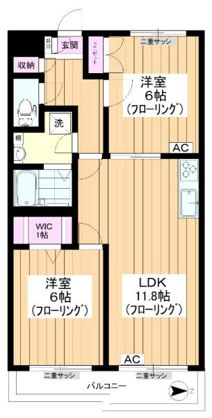 【旭化成ヘーベルメゾン】ローンヒルズヤハラ 間取り