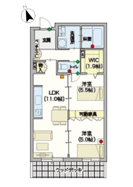 ヘーベルⅤillage豊玉南2丁目 間取り