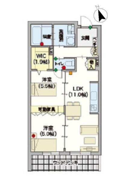 ヘーベルⅤillage豊玉南2丁目 間取り