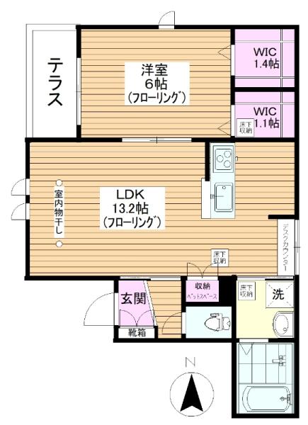 【築浅☆旭化成ヘーベルメゾン】リヴェール赤塚 間取り