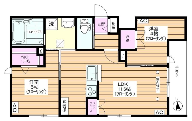 【新築☆旭化成ヘーベルメゾン】（仮称）西が丘2丁目メゾン 間取り