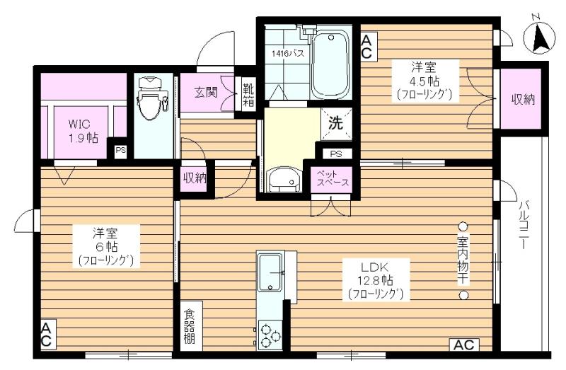 【新築☆旭化成ヘーベルメゾン】（仮称）西が丘2丁目メゾン 間取り