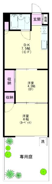 マンションワコー落合 間取り